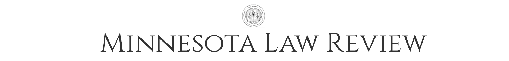 Minnesota Law Review Vols. 106:2 onward (2021-present)